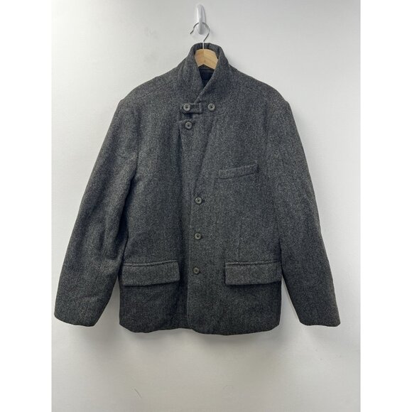 L.L.Bean Shetland Wool Insulated Thinsulate Coat Blazer Tweed Jacket  42 Reg - Picture 5 of 13
